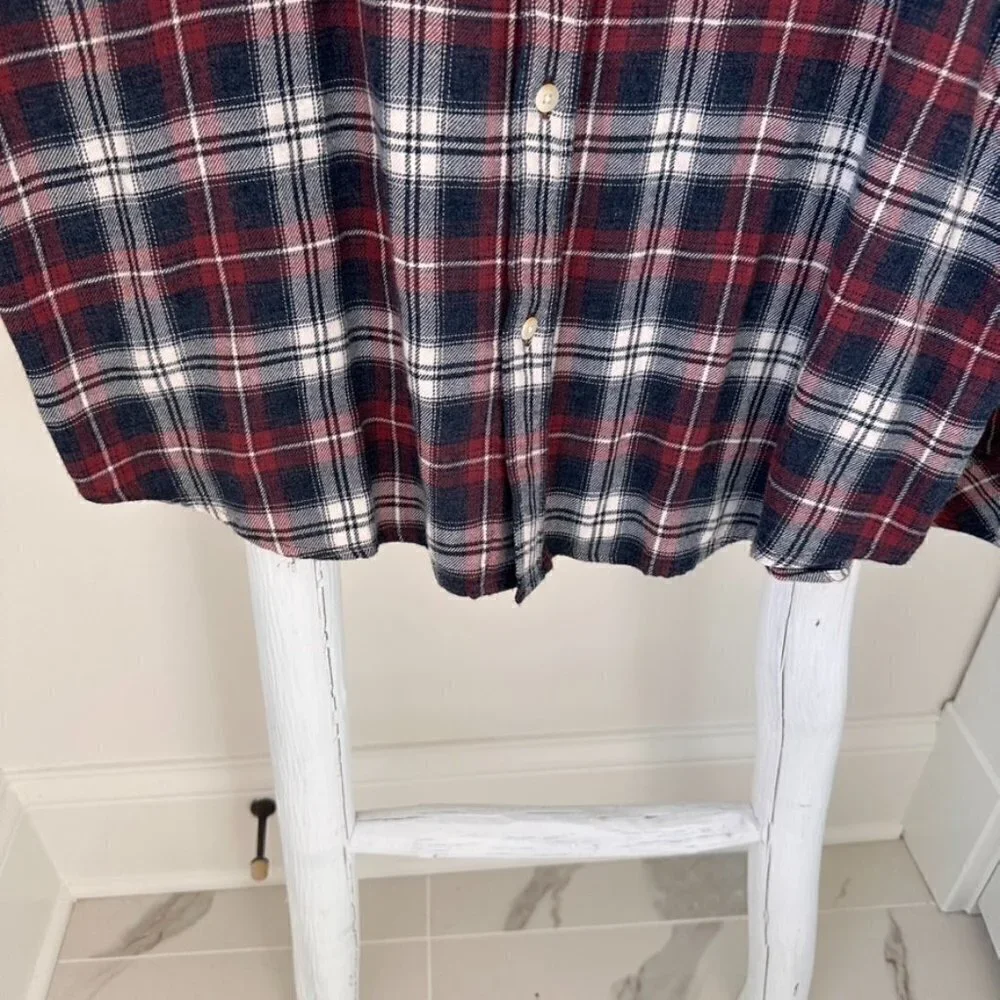Rails Men's Lennox Plaid Button-Up Lightweight Flannel Shirt SZ XXL